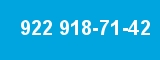 922 918-71-42 922 918-71-42